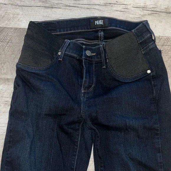 PAIGE transcend - skyline skinny maternity jeans - Picture 7 of 13